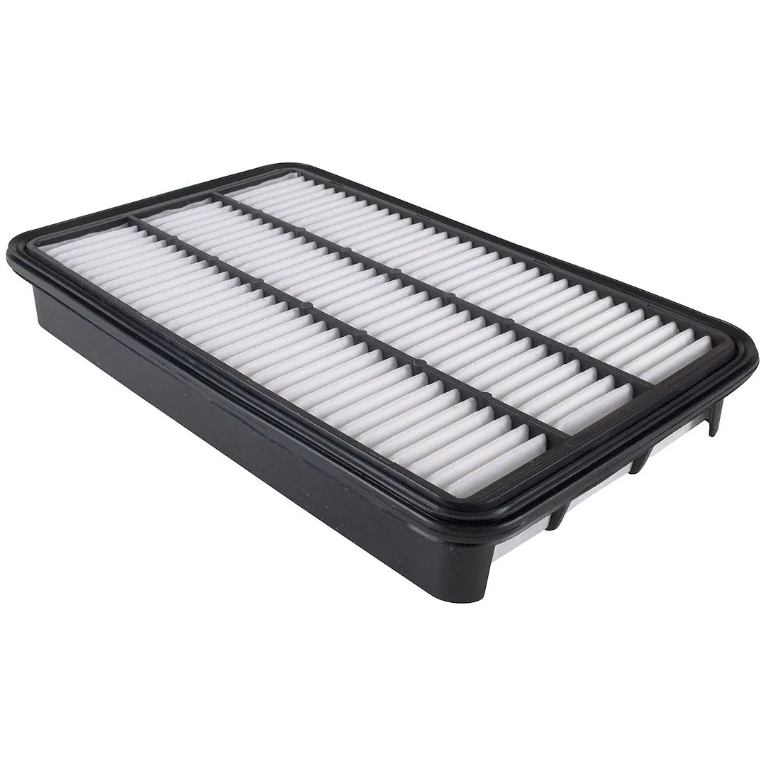 143-3041 – DENSO Air Filter, Dry White Paper Rectangle 12.2 Inch Length X 7.3 Inch Width X 1.7 Inch Height 4 Sides